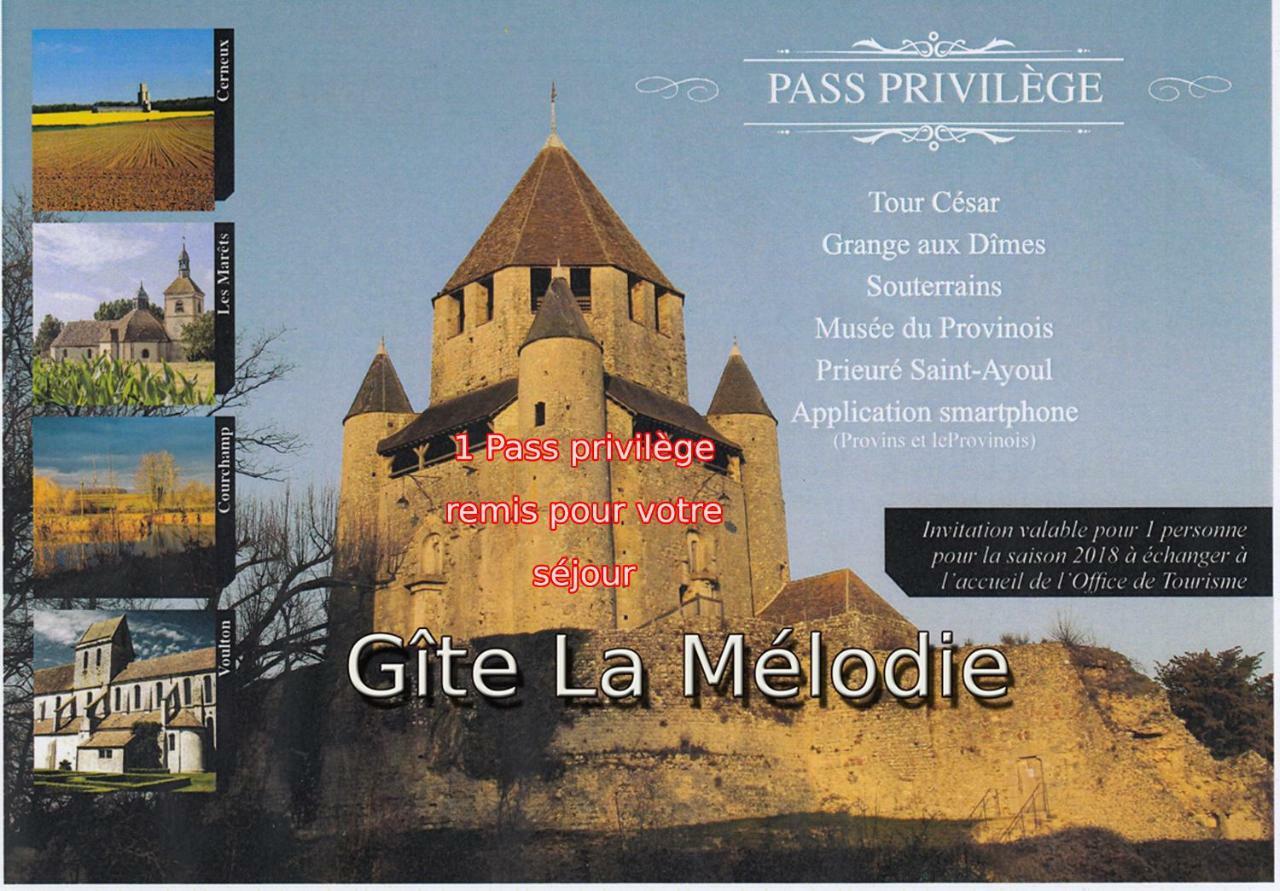 Gite La Melodie Longueville (Seine-et-Marne) Exterior foto